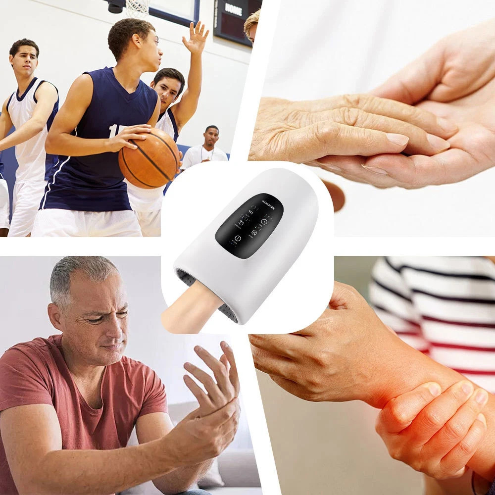 Adomii Hand Massager with Heat and Compression – Personal Massage Machine