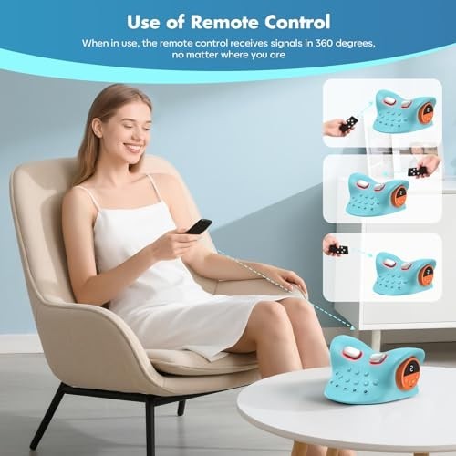 4-in-1 Neck & Shoulder Massager with Heating, Vibration & Remote Control – Ergon