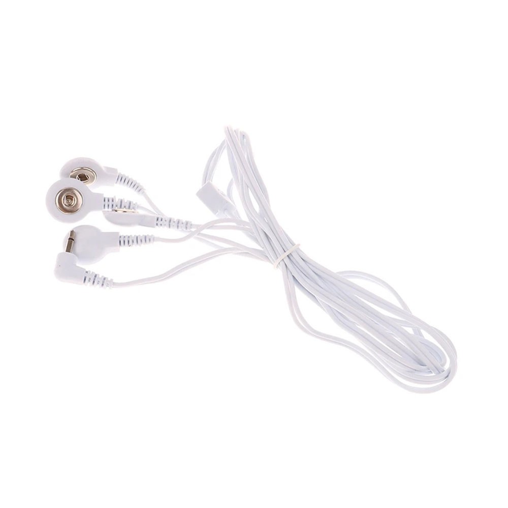 Electrode Lead Wires Connecting Cable Digital TENS Therapy Massager 3.5mm 2.5mm
