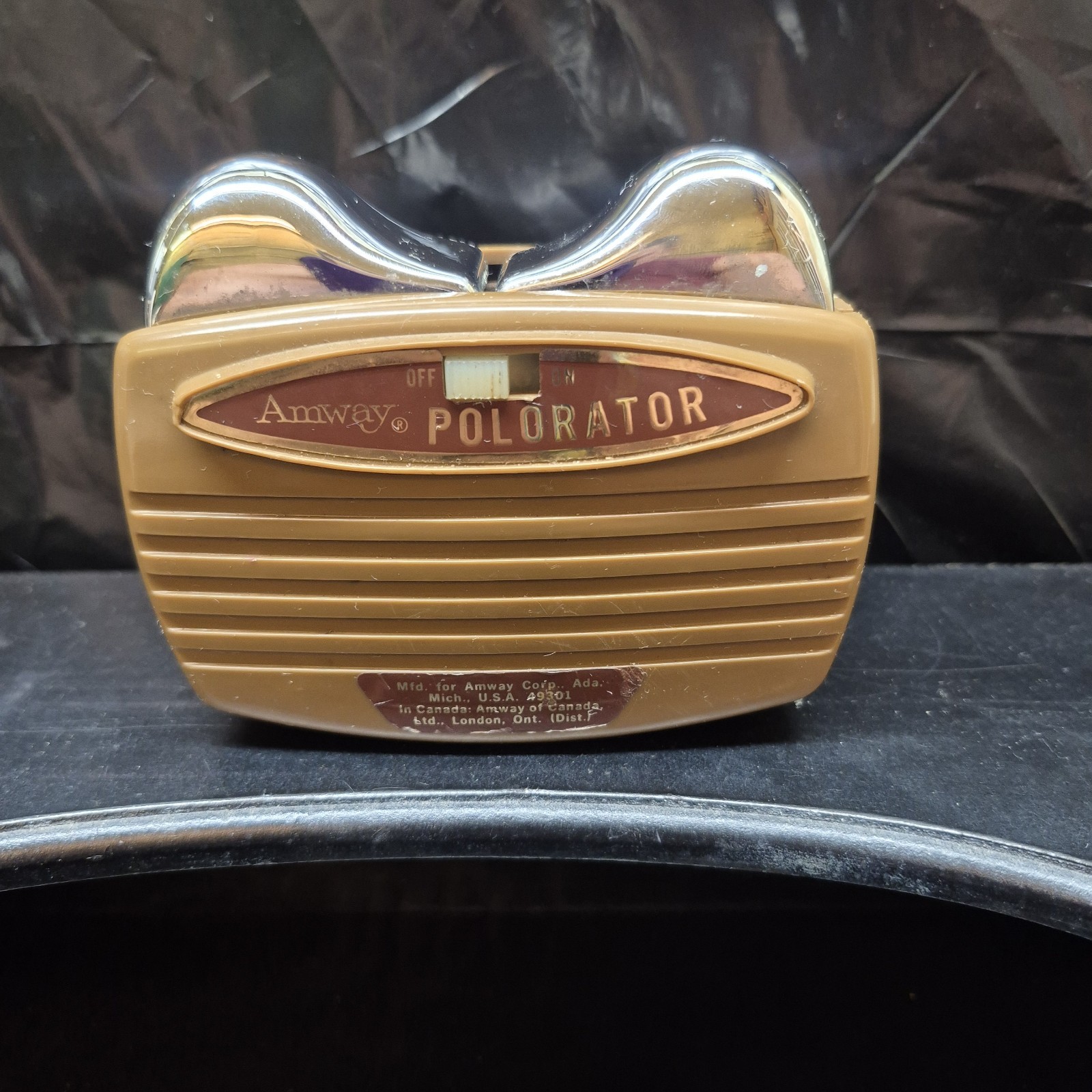 Vintage Amway Polorator Model 100 Vibrating Neck Body Massager No Cord Untested