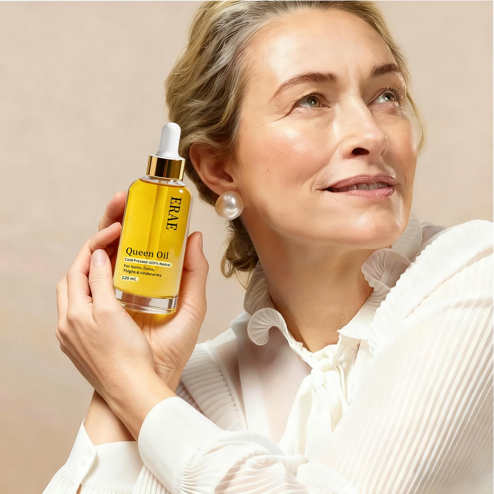 savari Erae Queen Oil – Face & Body Oil for Crepey Skin, Restores Lipid Barri…