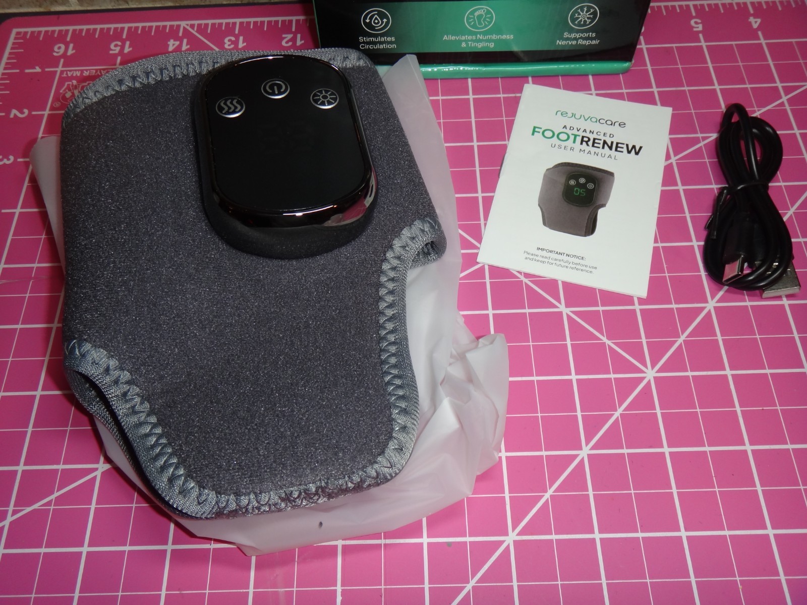 Rejuvacare Foot Renew Triple Method Foot & Ankle Massager