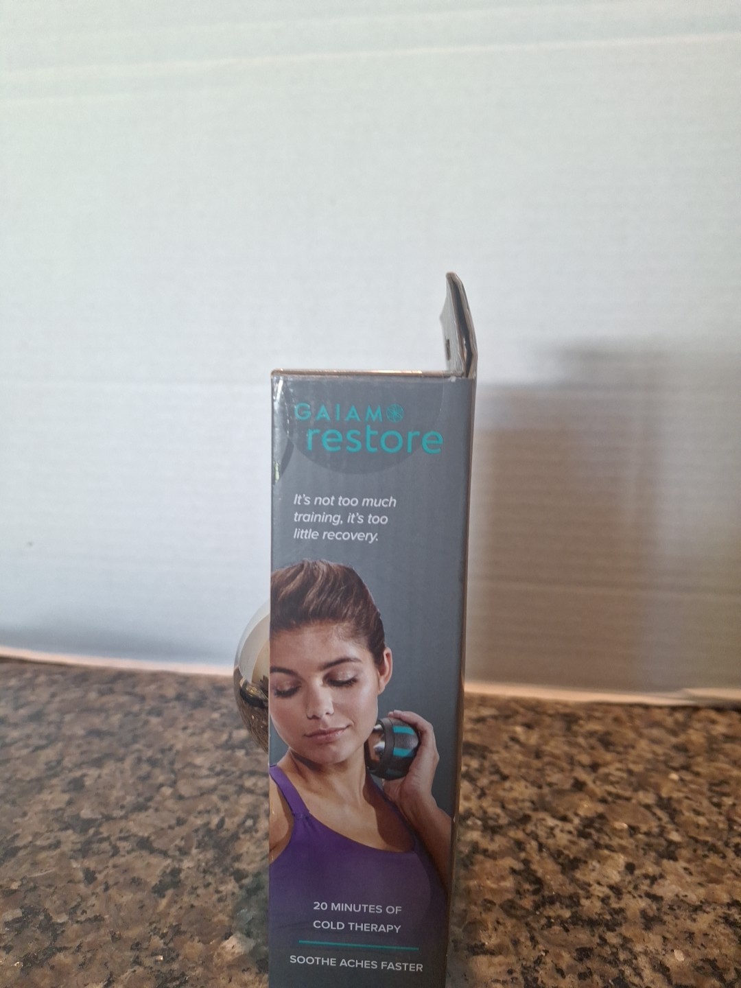 Gaiam Restore Cold Therapy Roller Ball 20 minutes of cold therapy soothe aches
