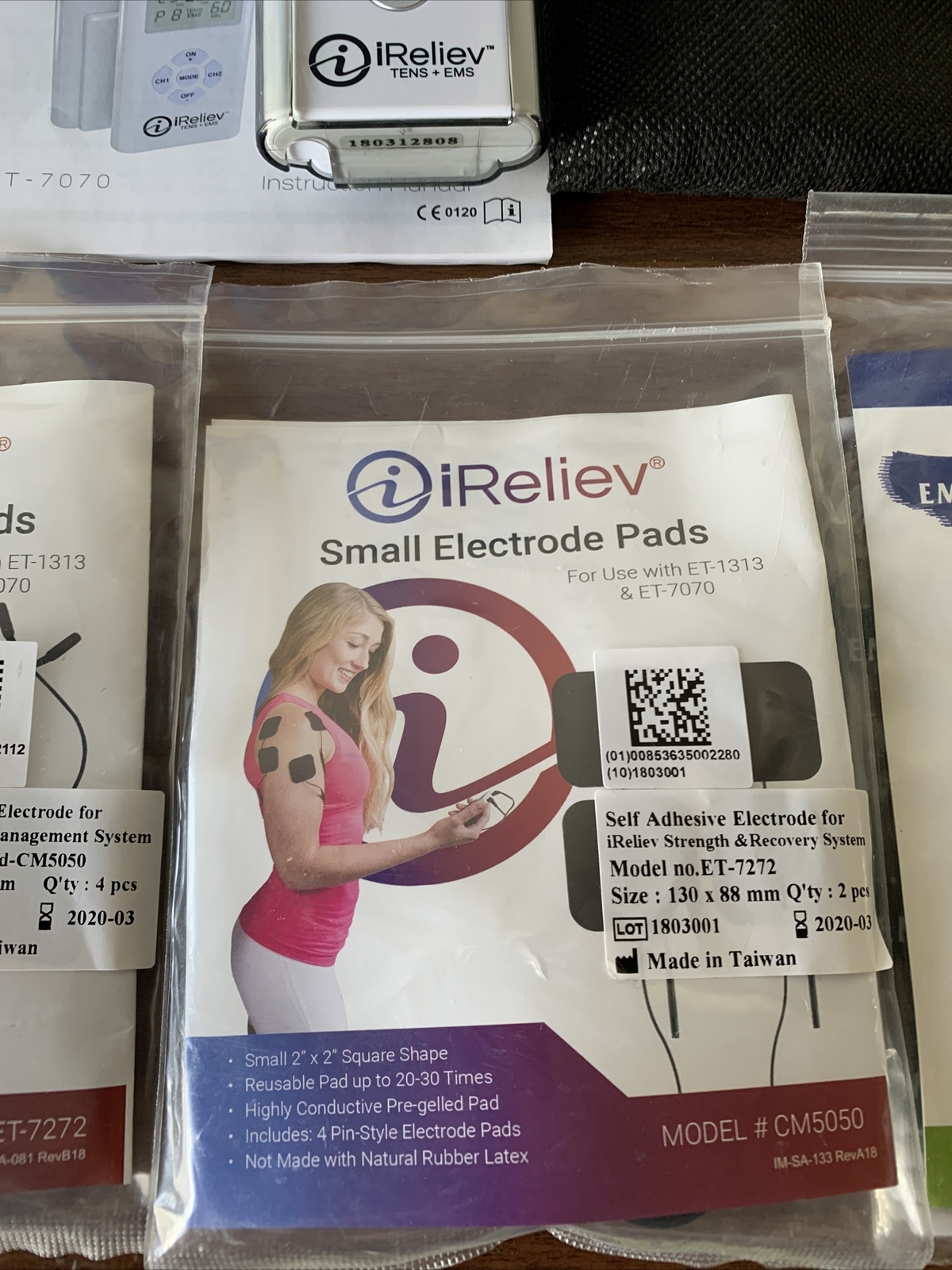 iReliev Wired Pain Relief System Tens Device – Model ET-7070 DD