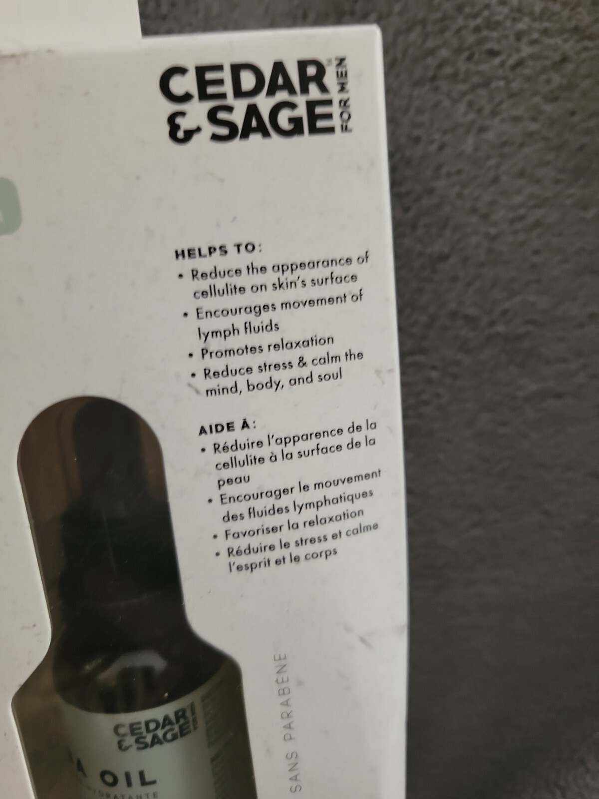 Cedar & Sage Lymphatic Drainage Massage Tool & Serum Set