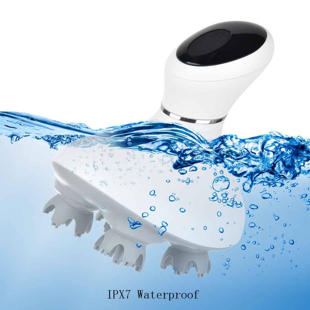Rechargeable Waterproof Electric Scalp Head Massager Deep Tissue Relaxation