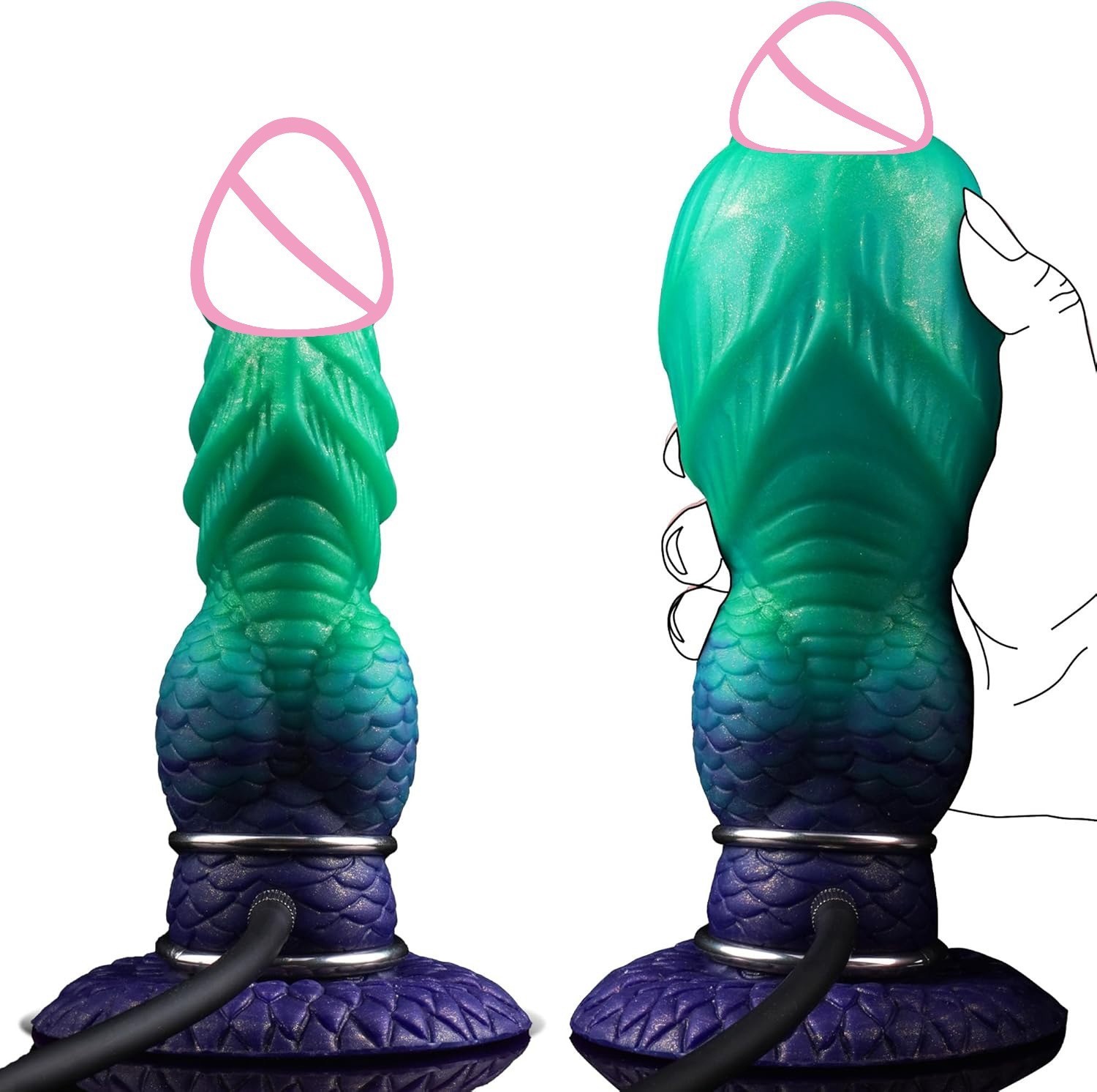 Inflatable Men’s Intimate Massager | Adjustable Expansion Trainer