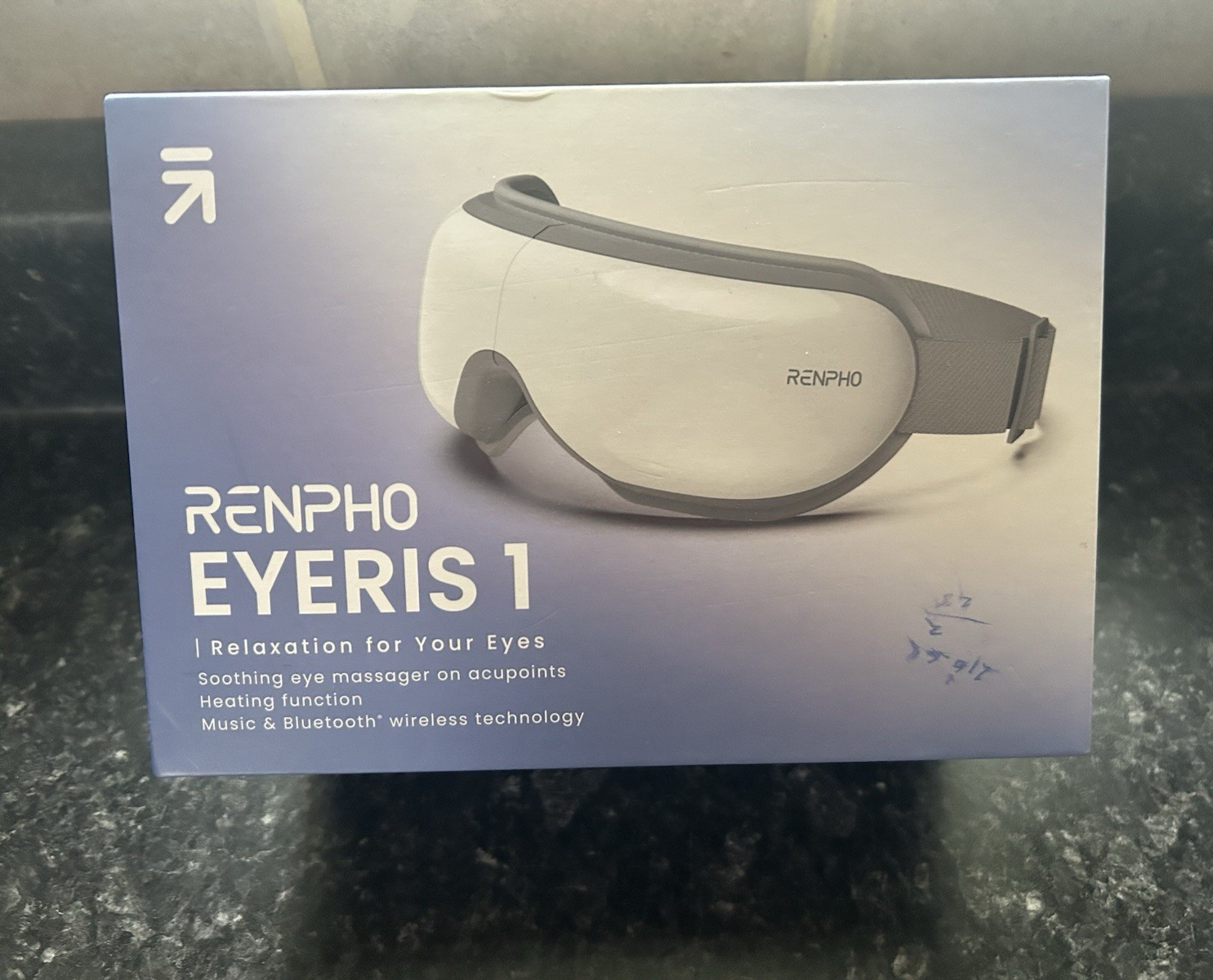 RENPHO Eyeris 1 Electric Eye Massager Heated Bluetooth Speakers Foldable