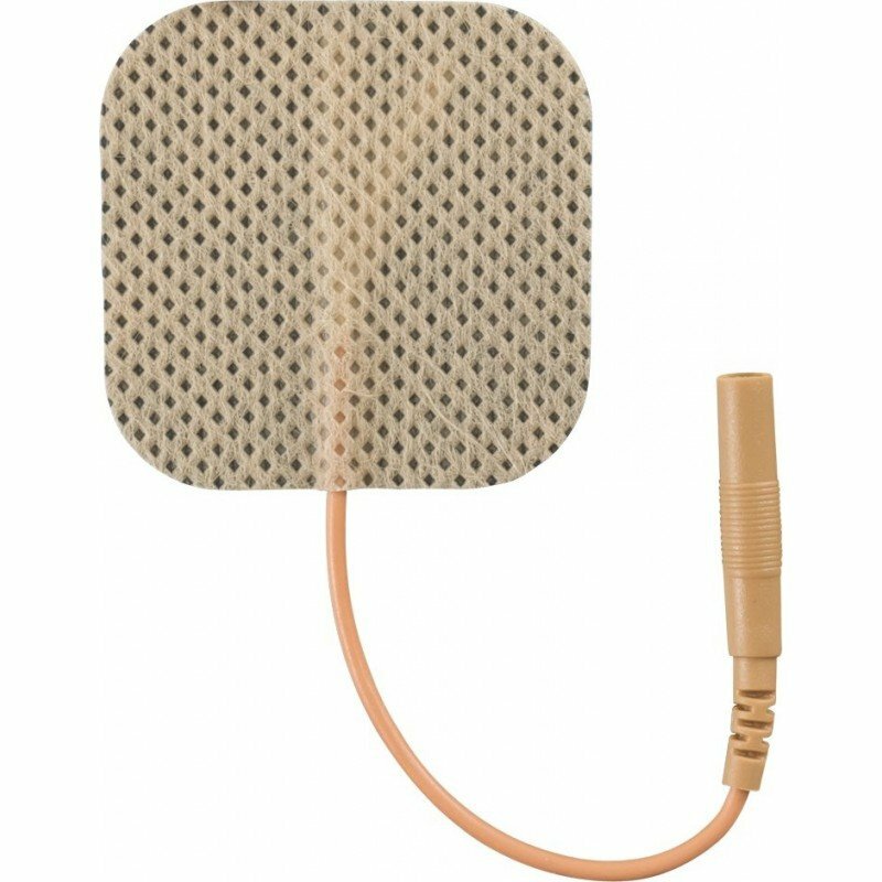 12ps Re-Usable TAN CLOTH ELECTRODE 2″ x 2″ for CHATTANOOGA INTELECT LEGEND UNIT