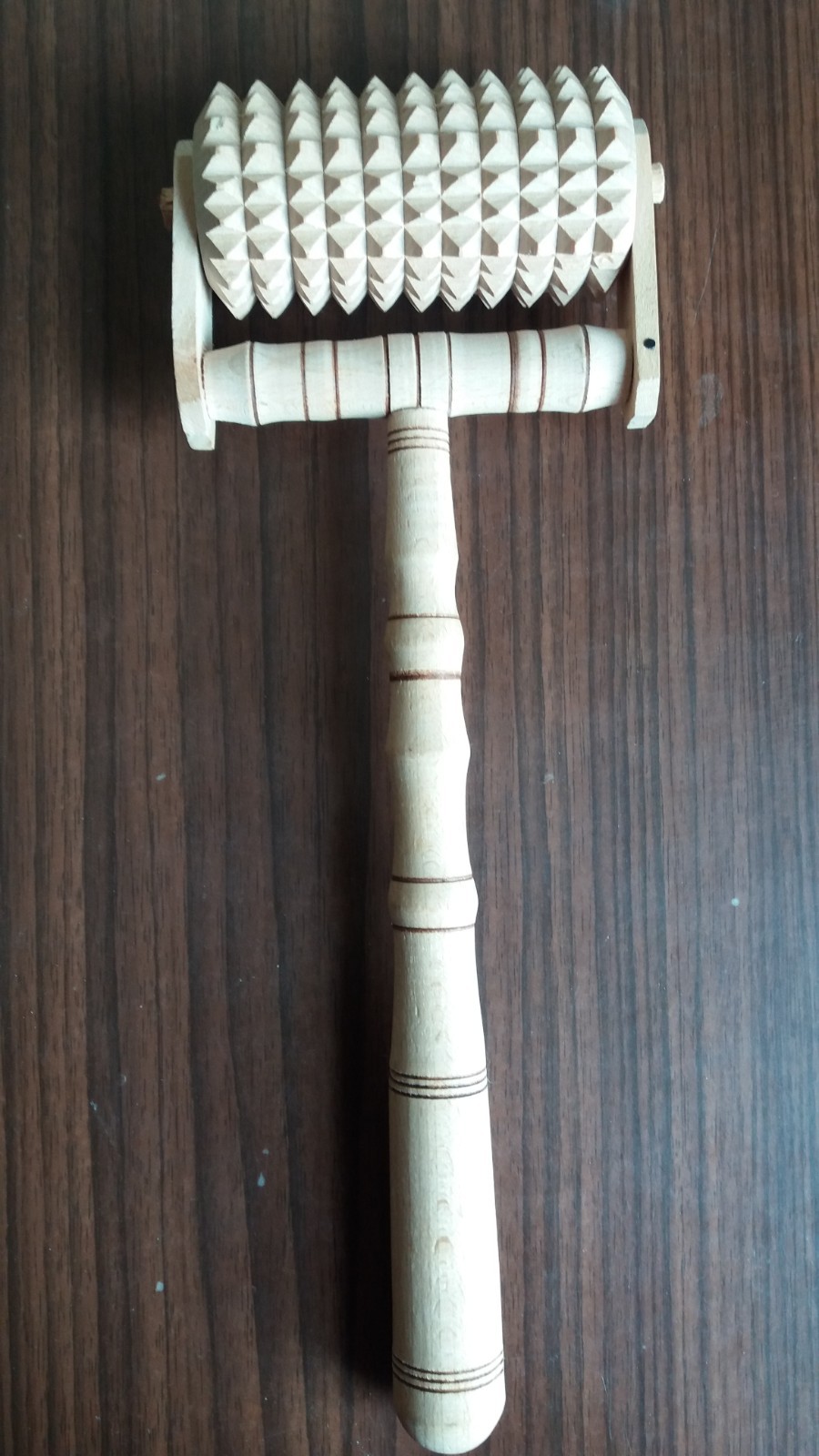 USSR Vintage wood roll massager for body