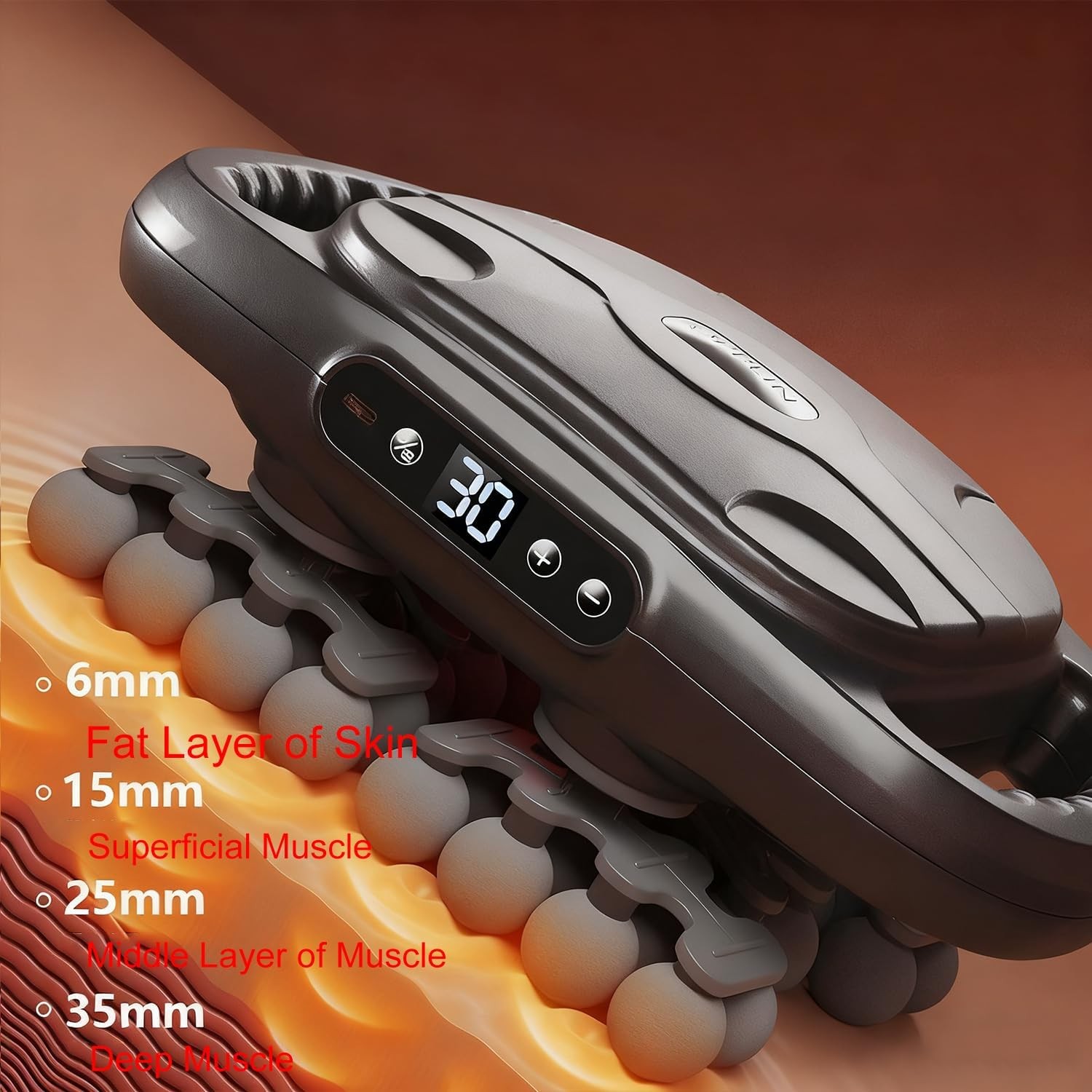 9Modes Muscle Massage Gun Deep Tissue Therapy for Body Back Leg Pain Relief Gift