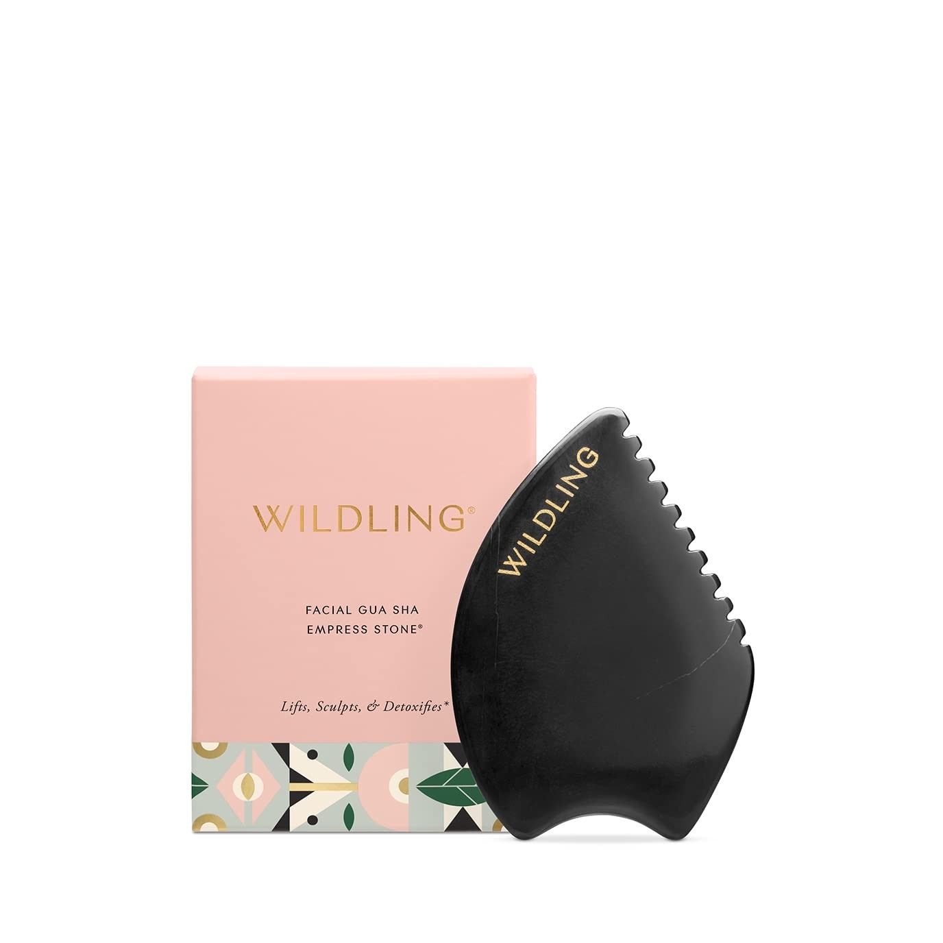 Empress Stone Gua Sha Facial Massager – Bian Stone for Lifting & Toning