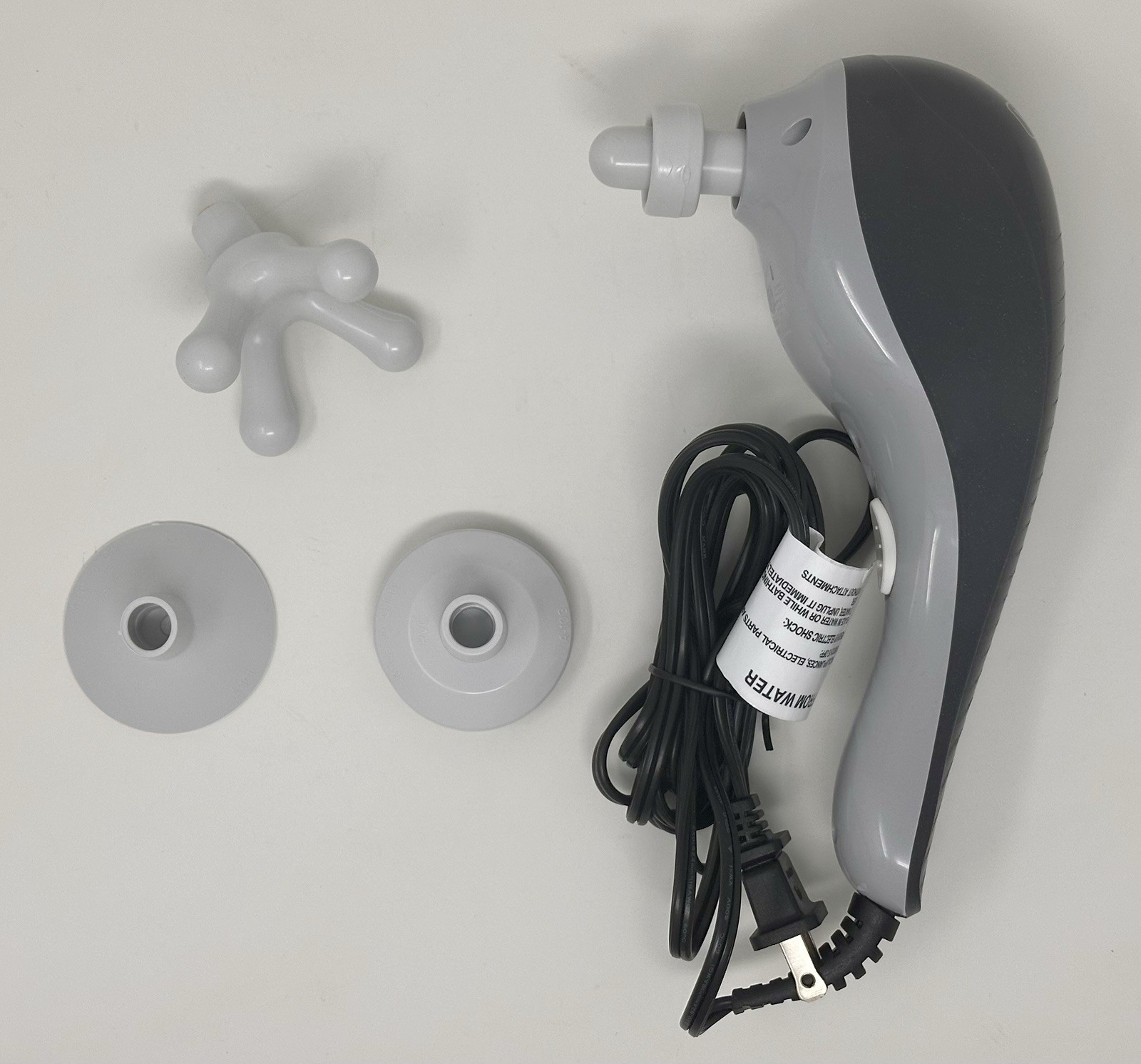 Wahl Powerful Therapeutic All Body 2-Speed Hand-Held Massager with 4 Attachments