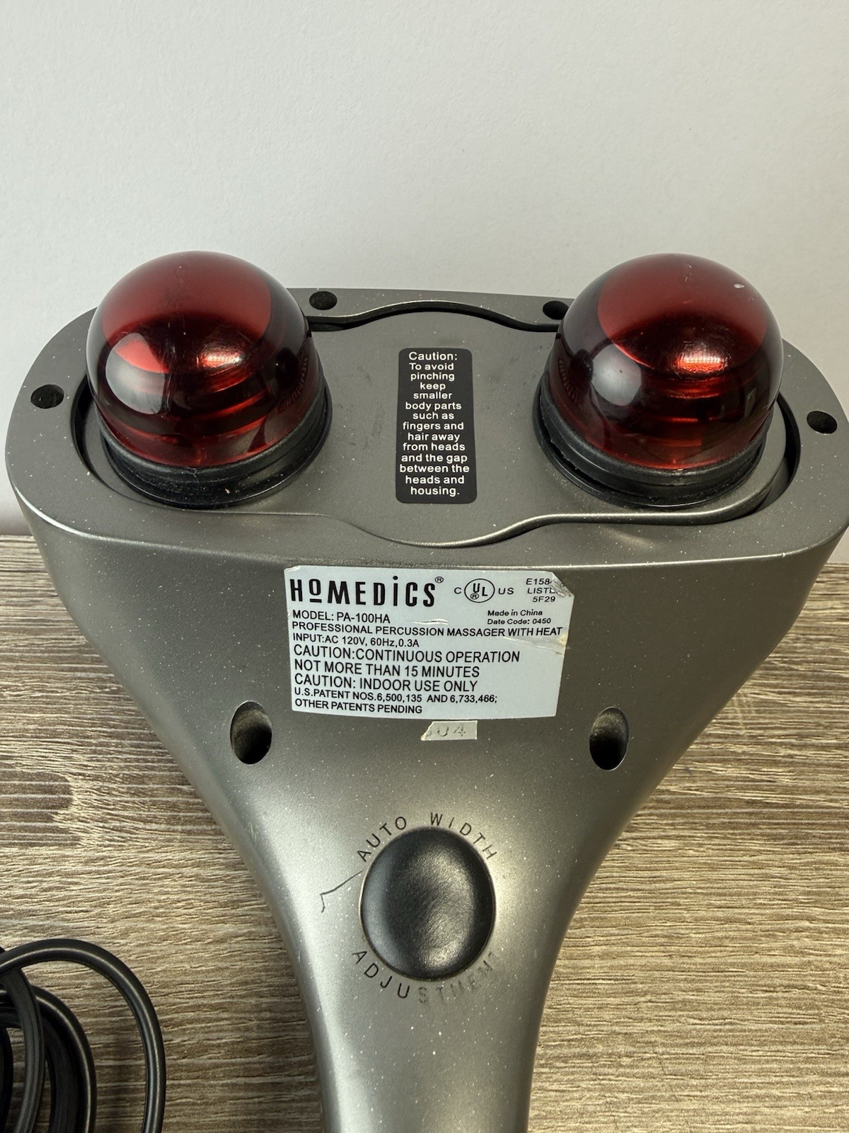 Homedics Therapist Select Ultra Massager Model PA-100H Tested & Working