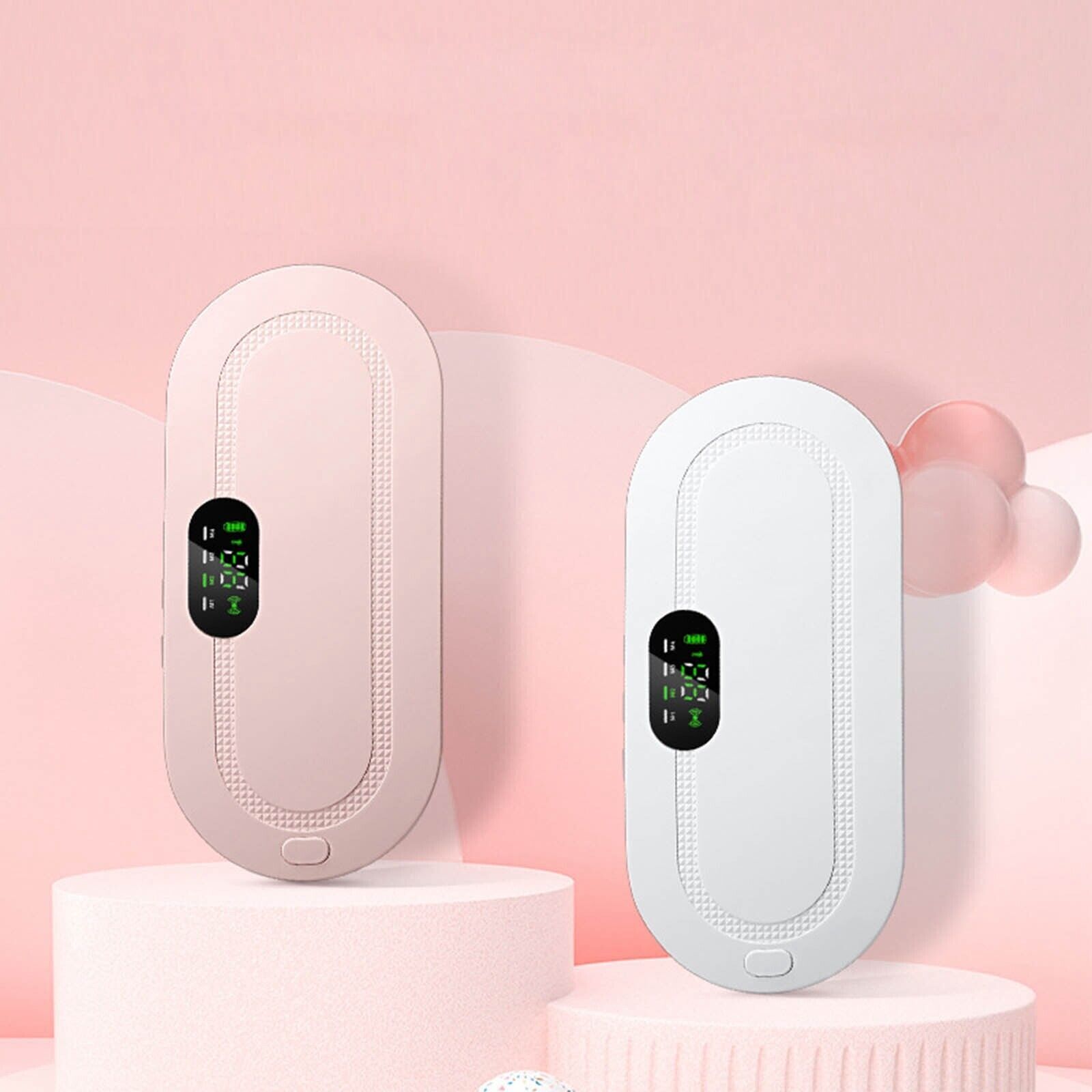 Abdomen Heating Waist Belt Massager USB Charge Menstrual Cramp Reliever Relax