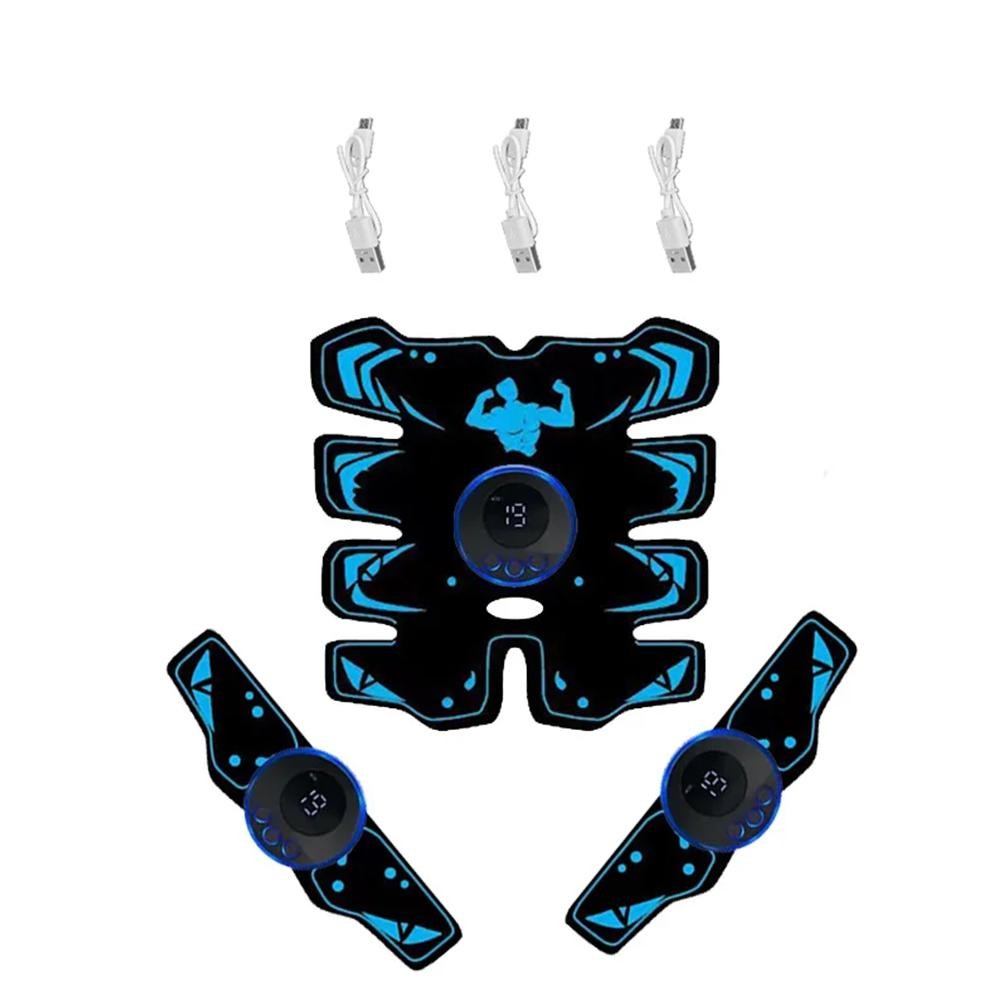 New USB Rechargeable EMS Muscle Stimulator ABS Arm 3 IN 1 Trainer Smart Wireless