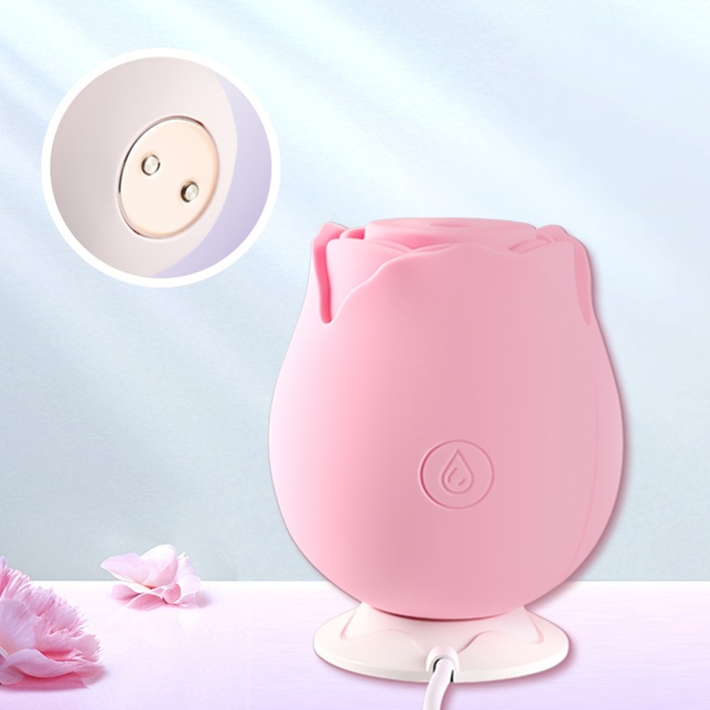 Discreet 10 Speed Personal Massage Rose Vibrator sucking Massager for Women Gift