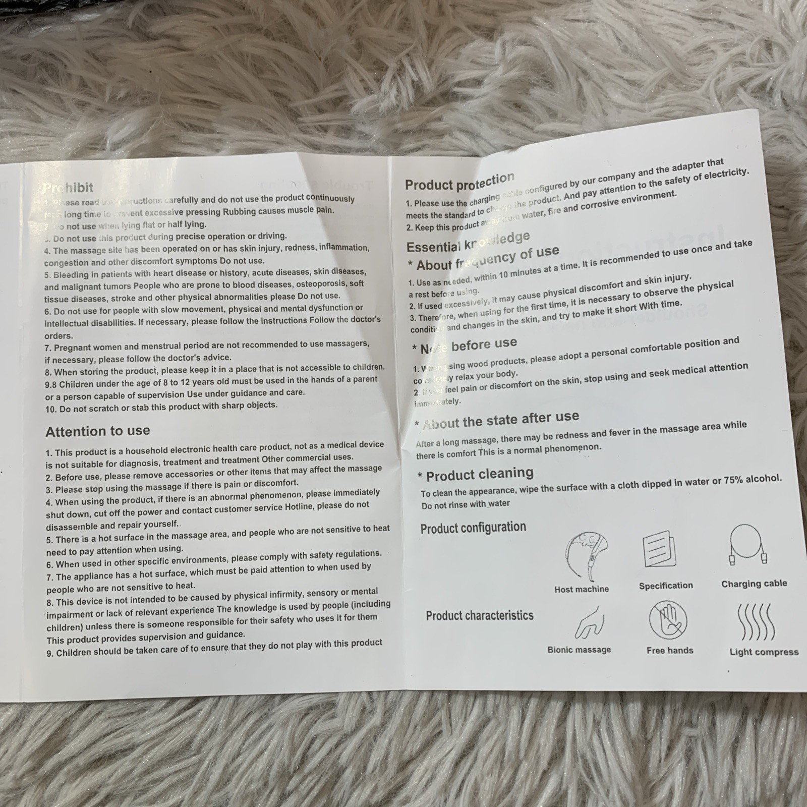 Massager Shoulder Neck Waist Back Legs, Open Box