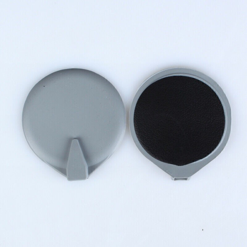 10 Pieces 9.5cm Rubber Round Replace Electrode Pads For Microcurrent Machine