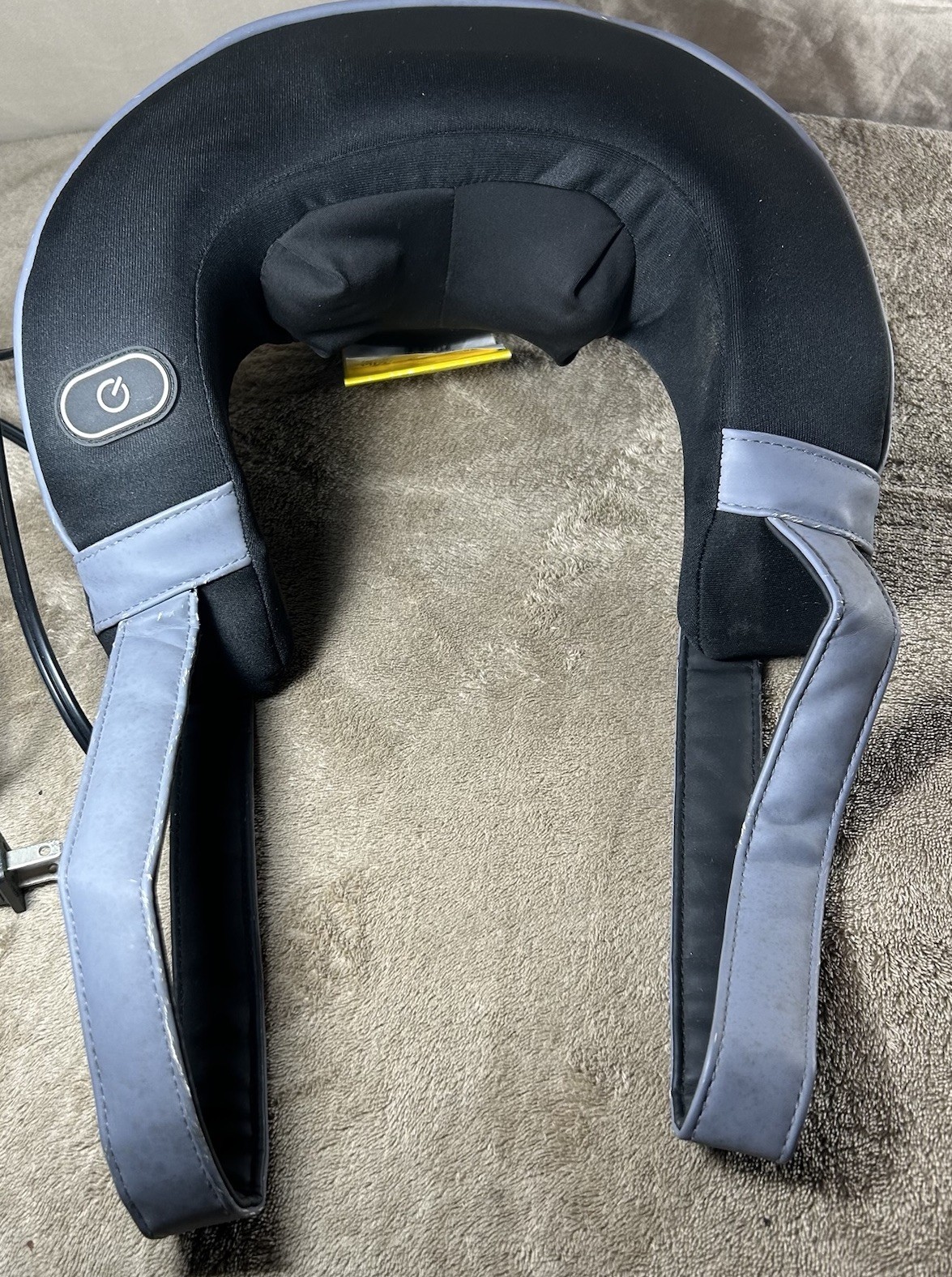Brookstone B-NMS-229J Shiatsu Rotating Neck Shoulder Massager Tested Working