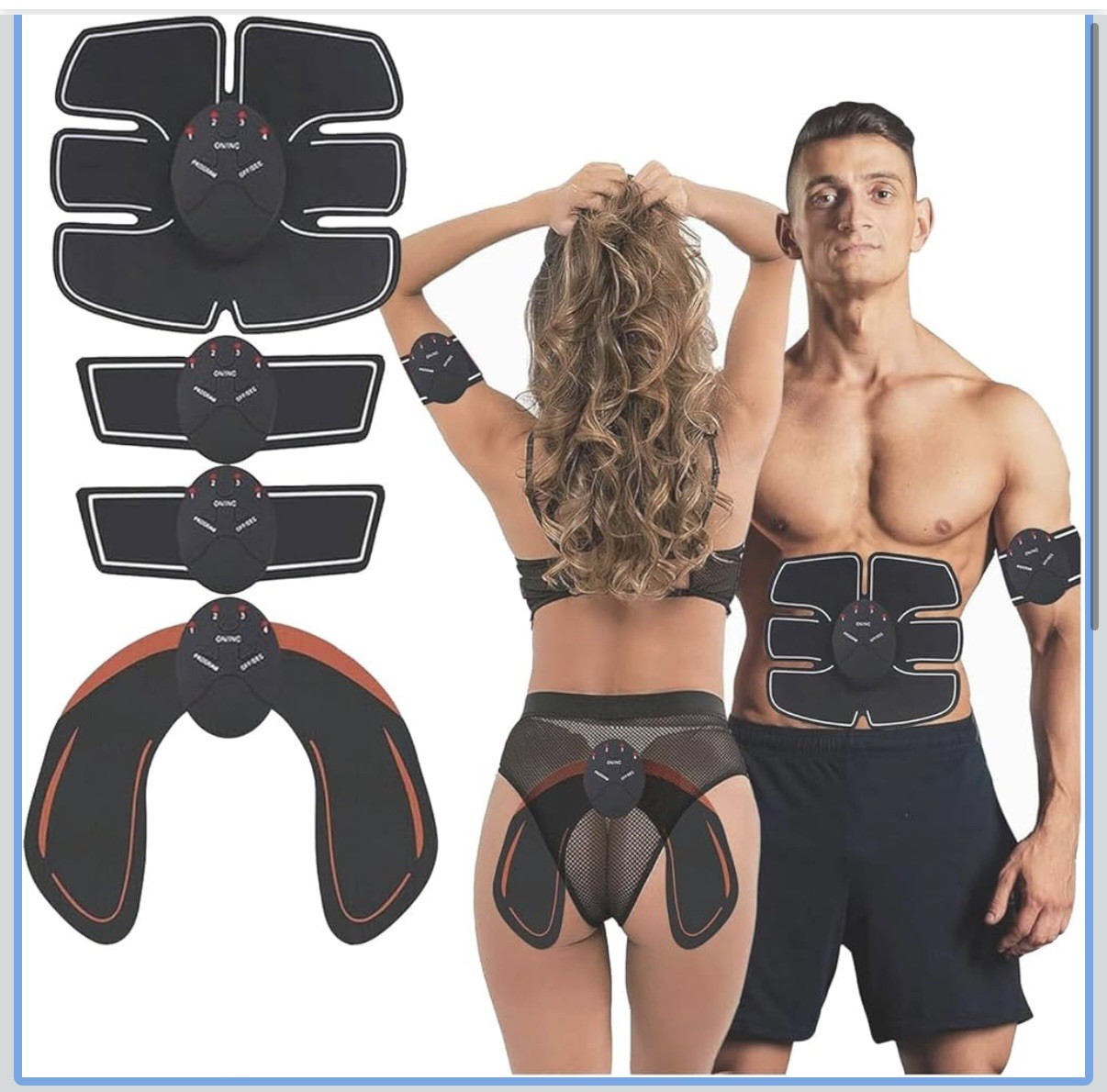FIT Belt, Abs Stimulator, Muscle Stimulator, Abdominal Toning Belt, Abs Worko…