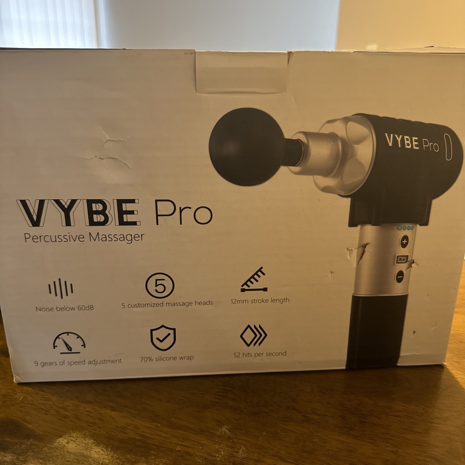 VYBE Pro Percussive Massager 9 Speed Open Box No Charger Included