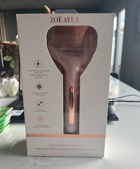 Zoe Ayla Face & Body Ice Roller, Soft Gel, Quick Freeze,Reduce Puff & RednessNIB