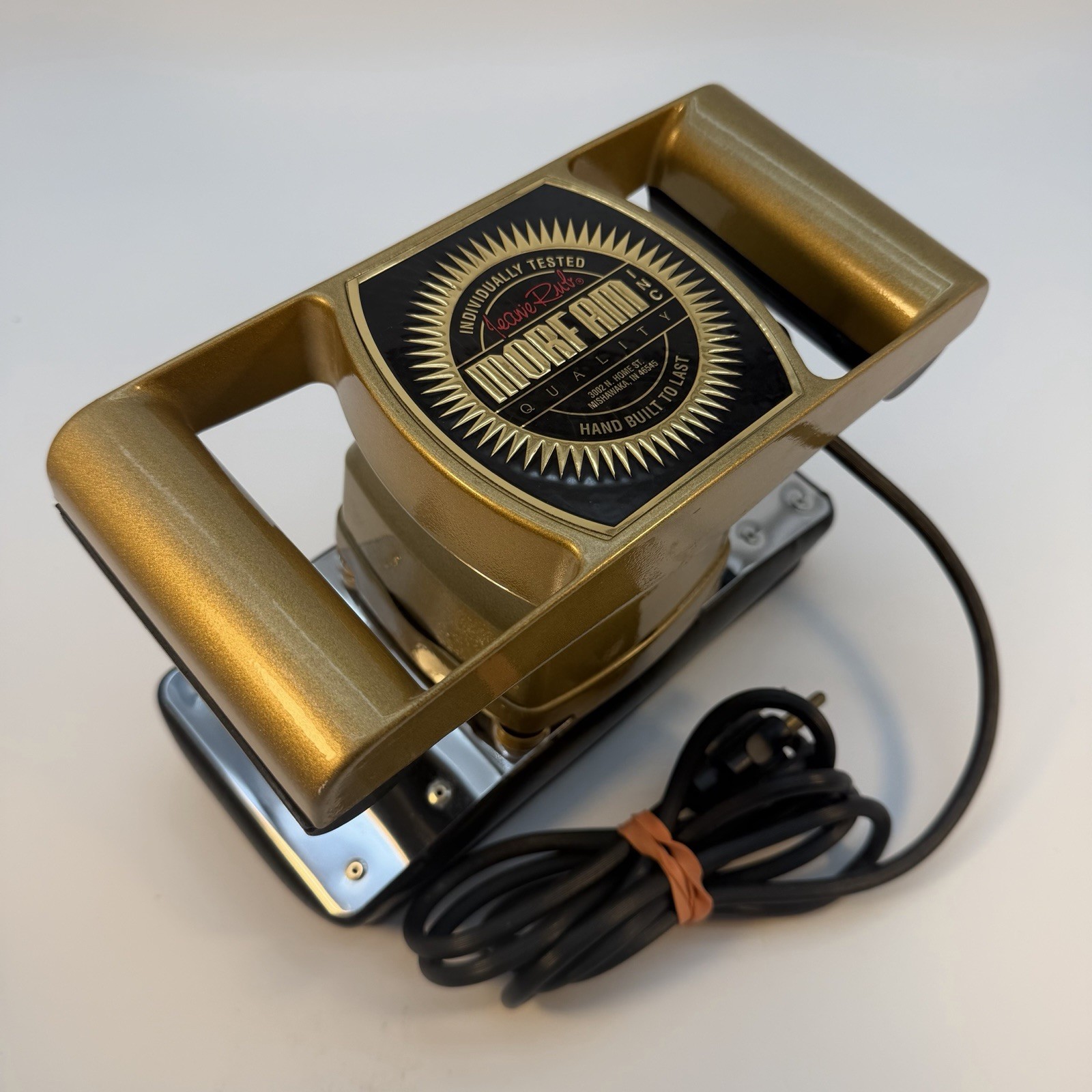 VTG Morfam Jeanie Rub Massager – Metallic Gold – Made in USA – Heavy Duty Works