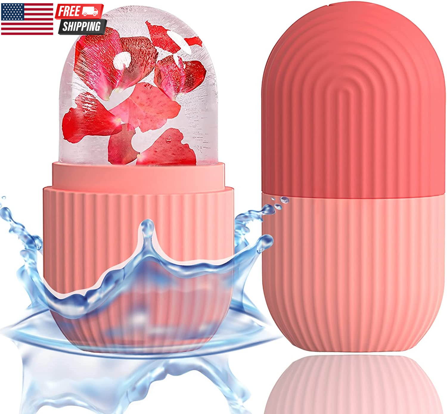 Ice Cube Roller Massager for Face, Eyes and Neck Naturally Conditioning and Skin