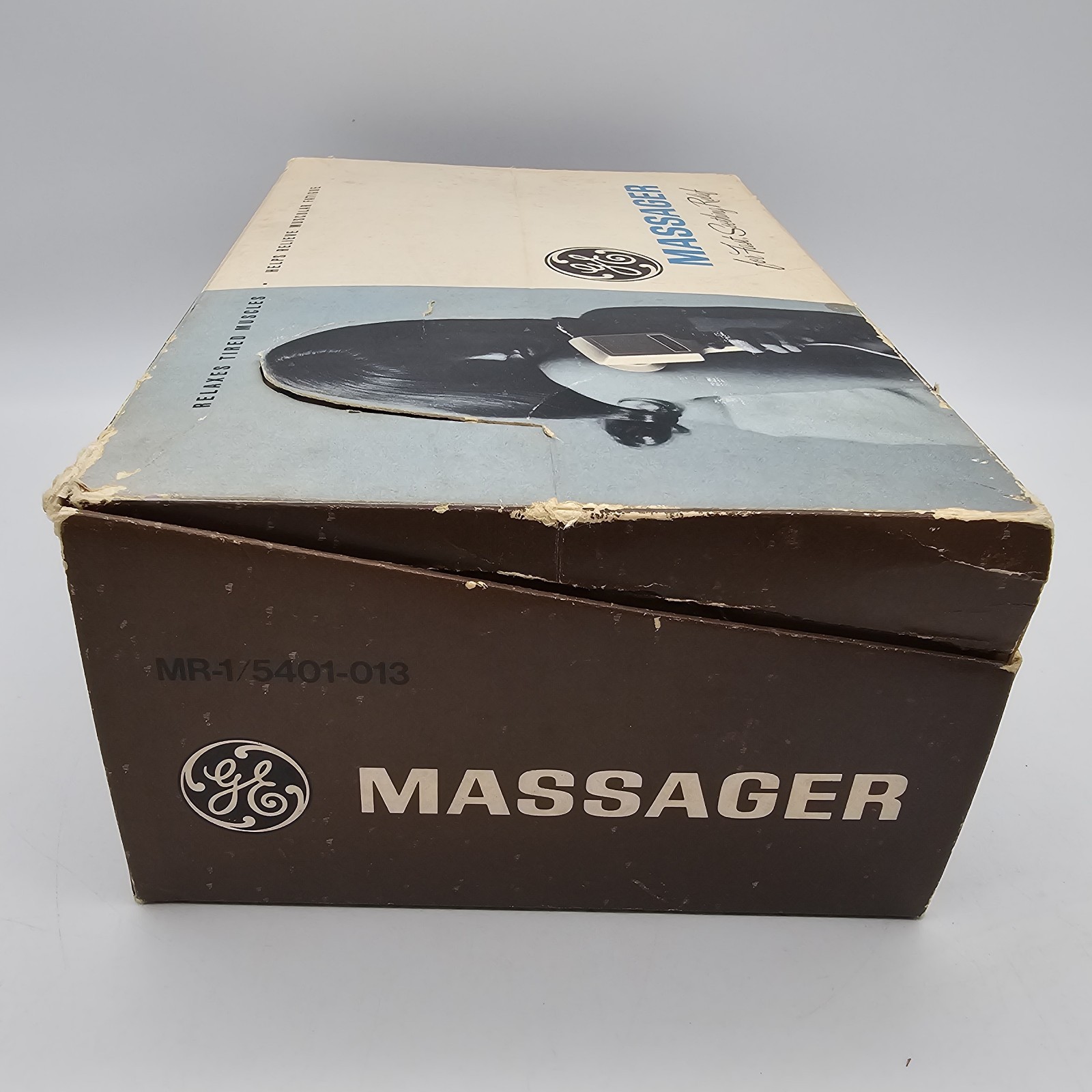 VTG GE MR-1 Personal Massager with 4 Attachments Manual Original Box USA WORKS