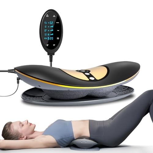 Multifunctional Electric Lumbar Traction Device with 20-Level Electrotherapy & V