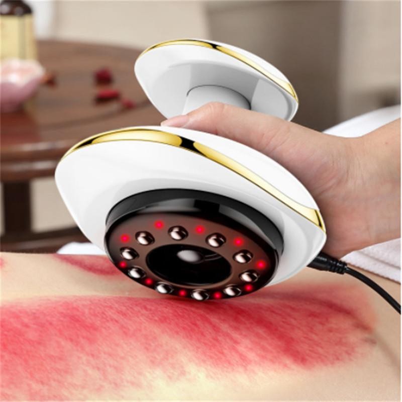 Home Electric Cupping Massage Vacuum Suction Cup Heating Body Fat Burner Tool