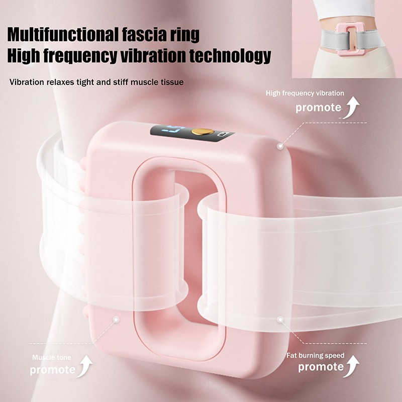 Electric Fascia Ring Massager Full Body Slimming Deep Tissue Vibration Massage