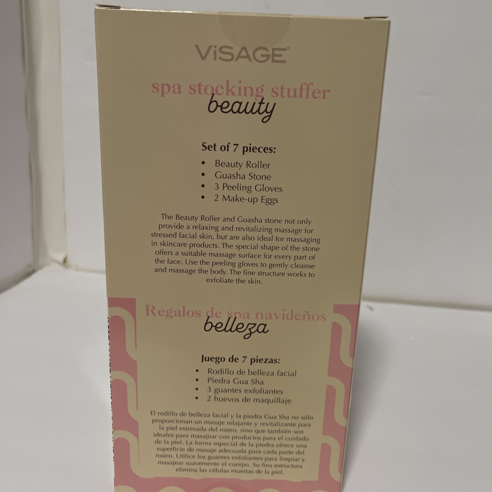 Visage Beauty Roller Guasha Peeling gloves 2 Make-up eggs NEW Gift Set Face Skin