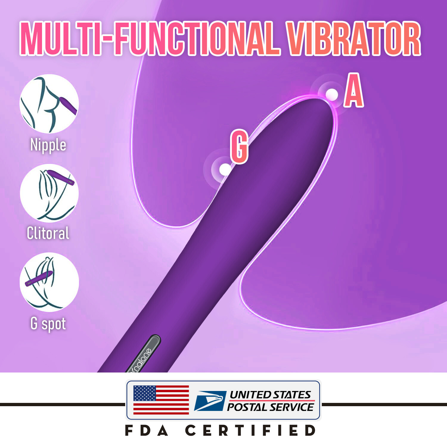 MultiSpeed Wireless Bullet Vibrating Massager Wand Bullet for Women Pleasures US