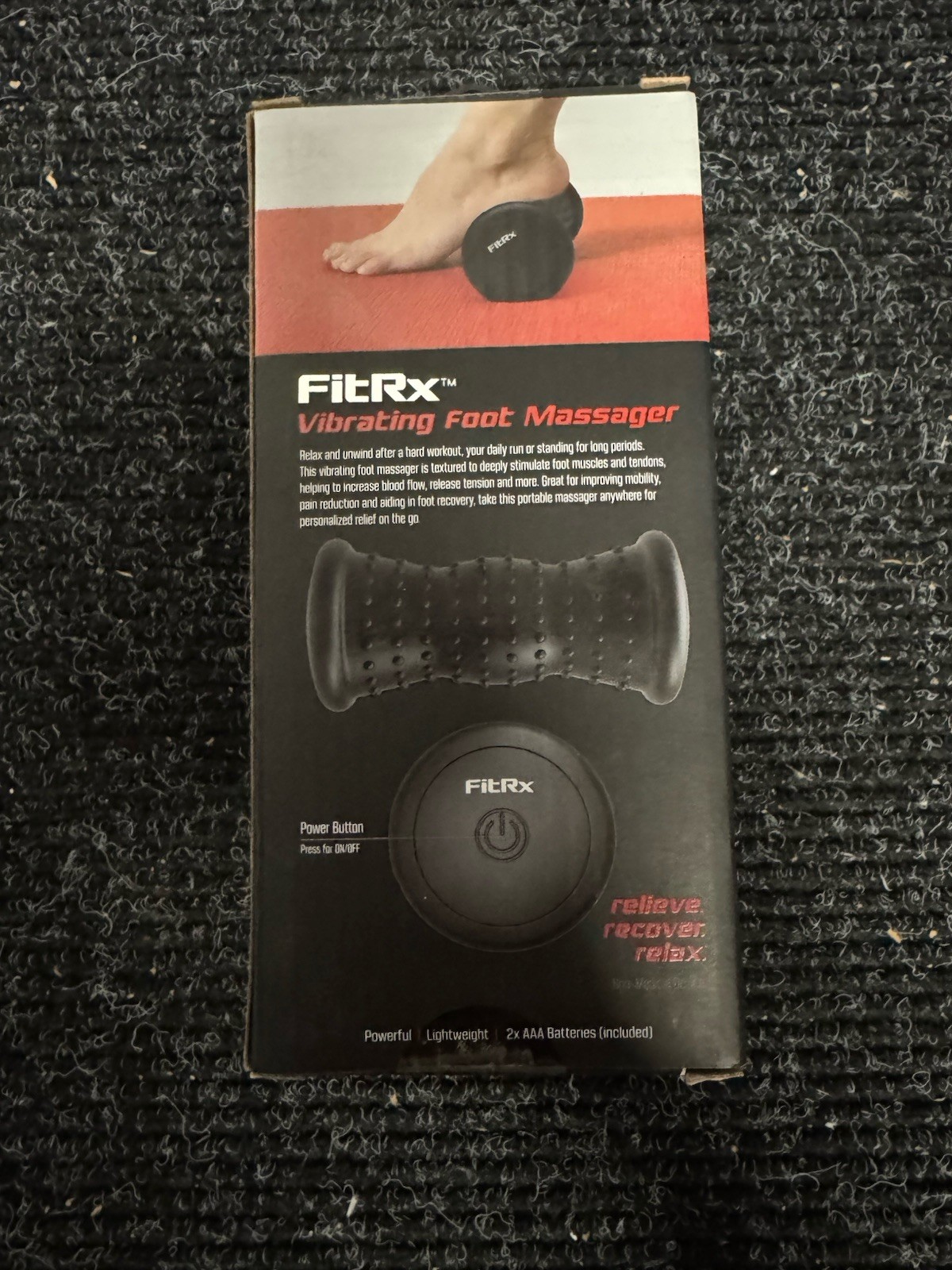 BRAND NEW – FitRx Vibrating Foot Massager