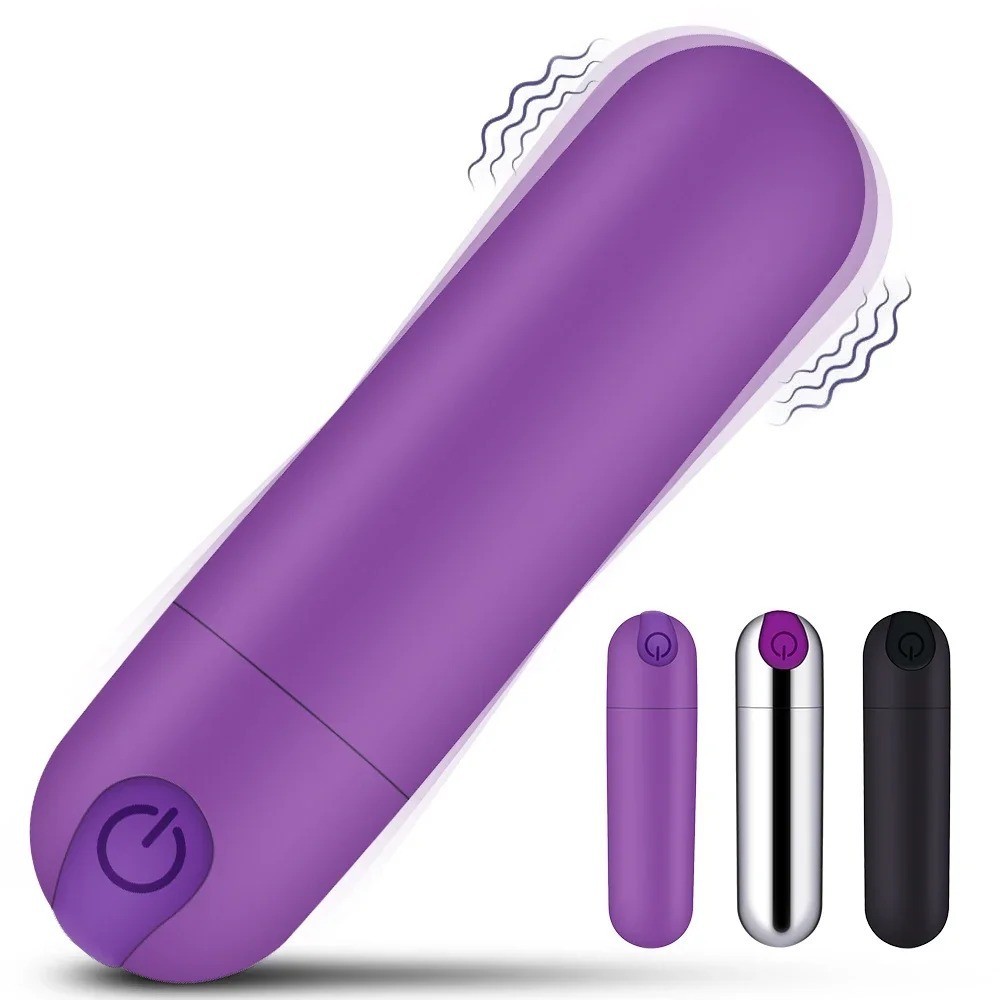 Women Mini Powerful Bullet Shape 10 Speed Personal Vibrating Neck Body Massage