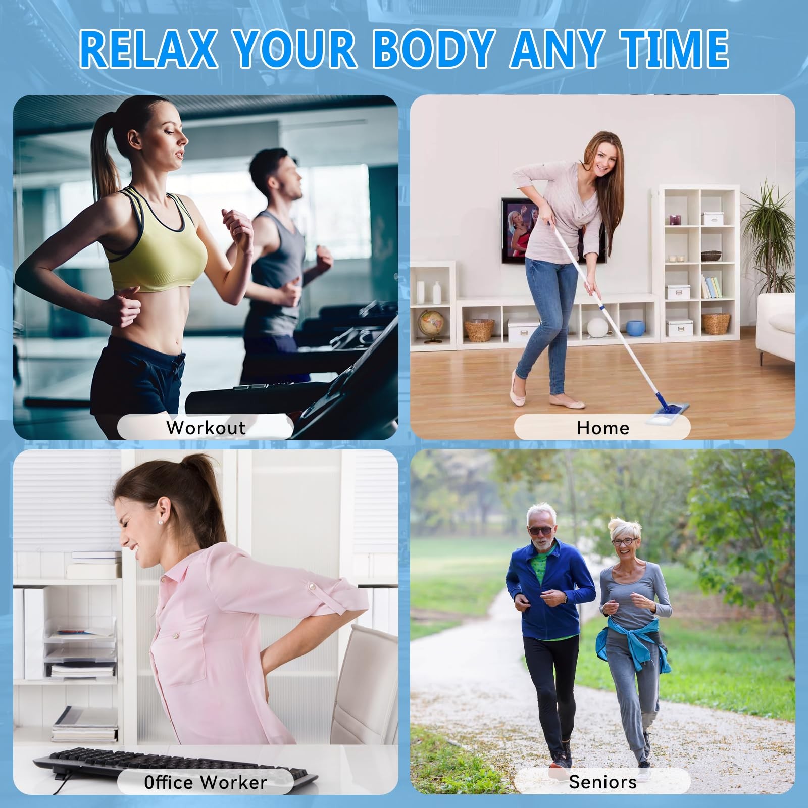 APHERMA Massage Gun, Muscle Gun for Athletes Handheld Large, Grey