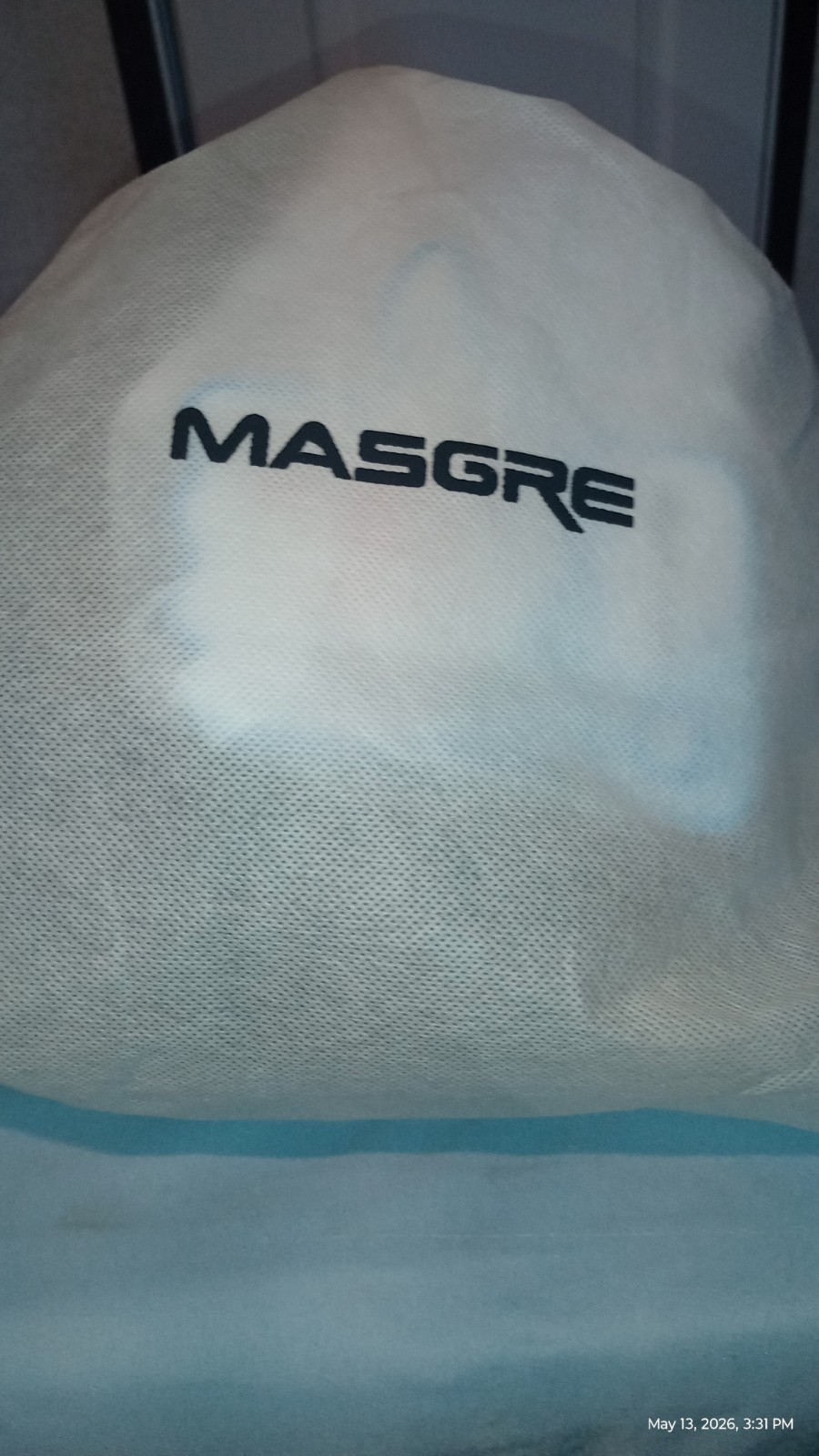 MASGRE Heated Kneading Massage Belt 4 Heads for Back/Waist Black MAS0361