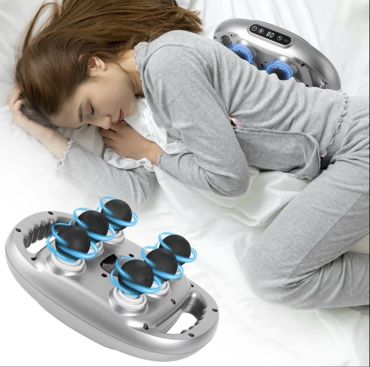 6-Head Fascia Gun, Household Charging Fascia Gun, Professional Body Massager