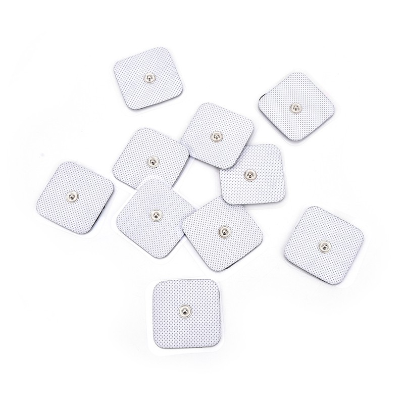 10x Silicone Gel Tens Units Electrode Replacement Pads For Massagers PracticaBT
