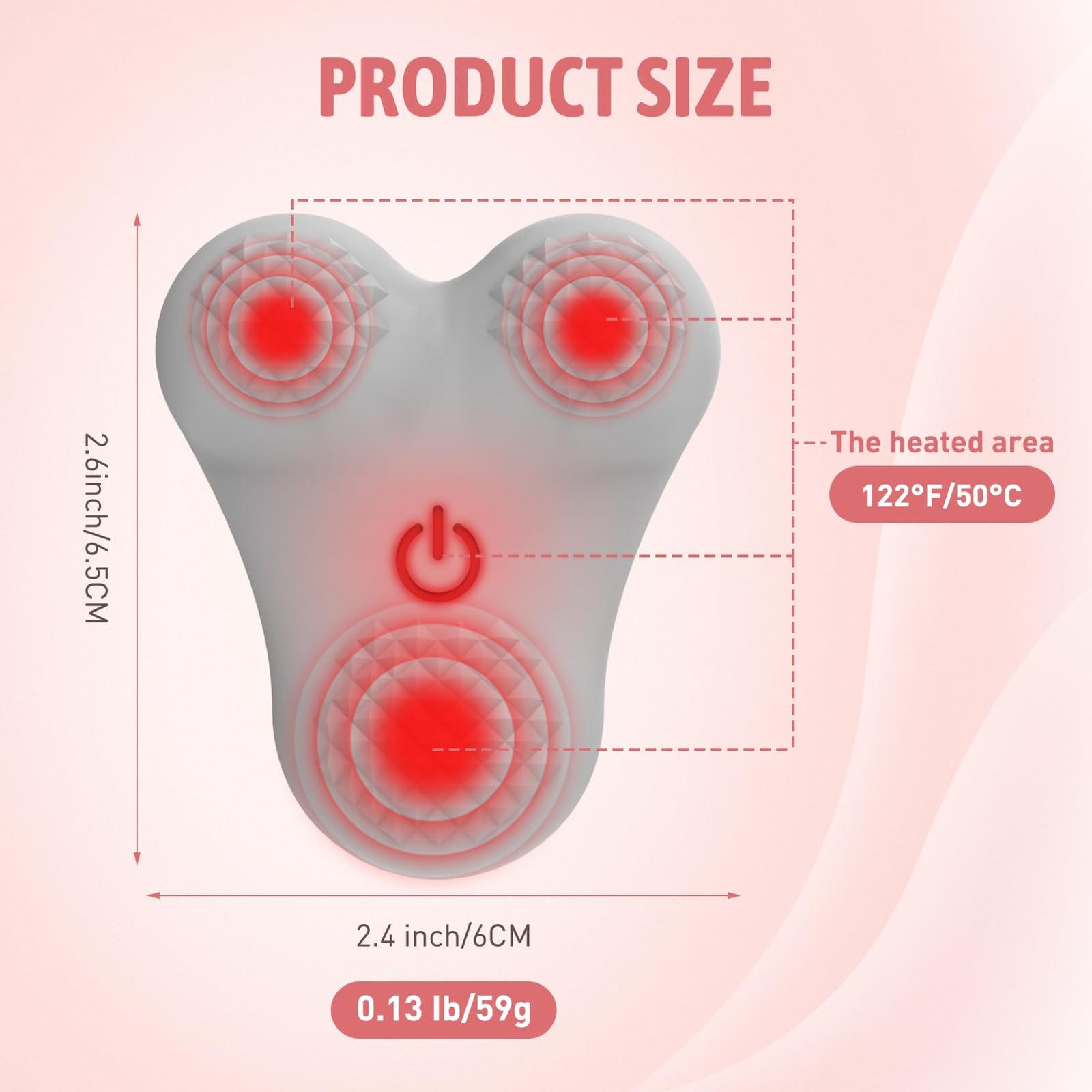 MEXITOP Multifunctional Electric Massager, Gray