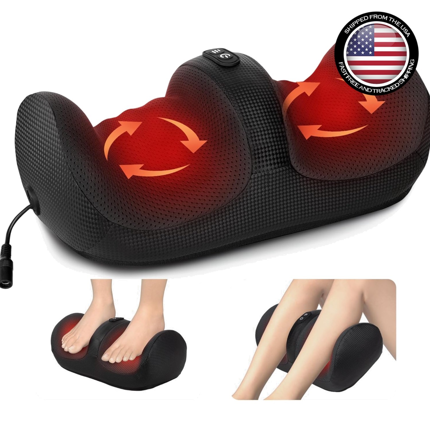 Multi-Function Foot Massager with Auto Shut-Off – Relaxation Therapy Device