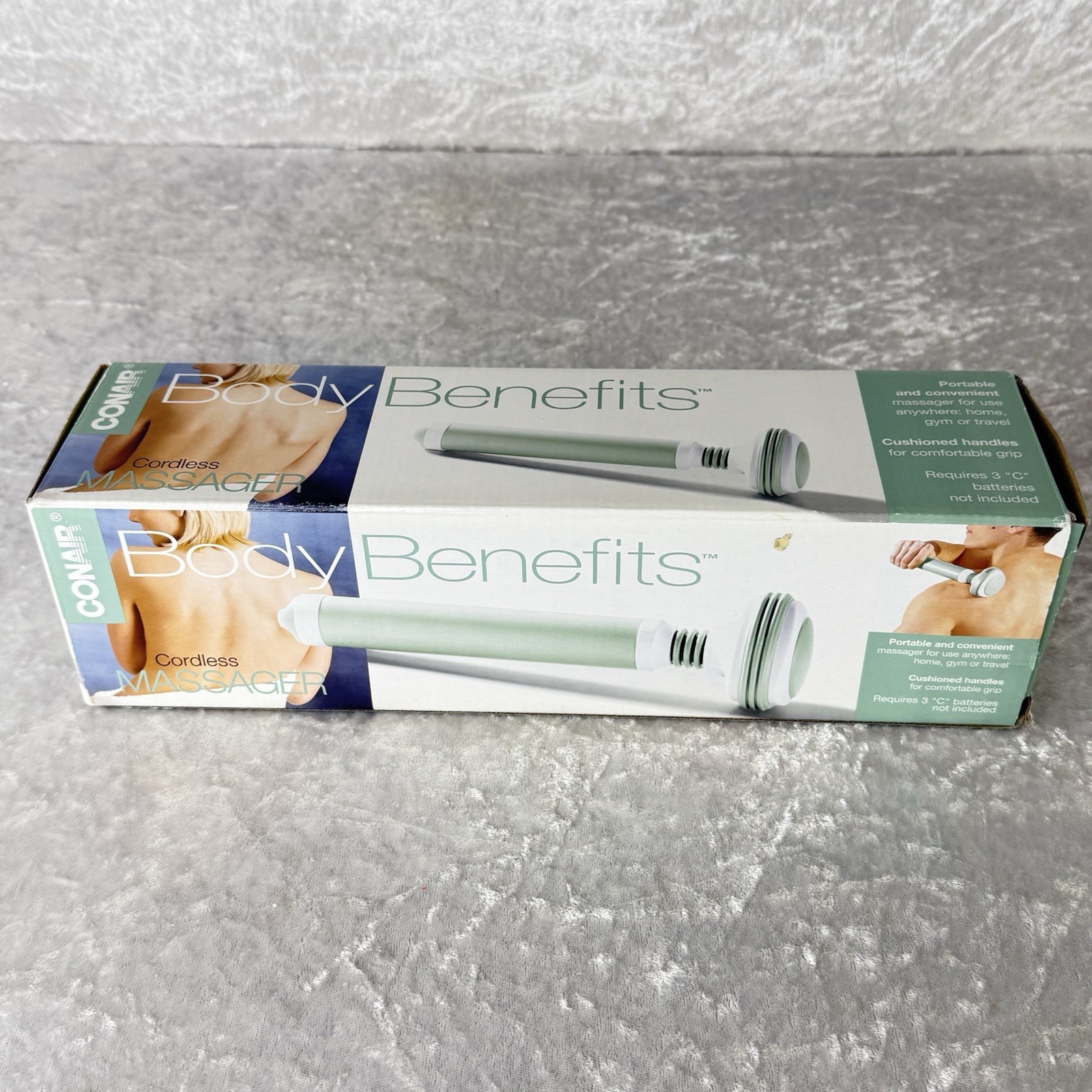 Conair Body Benefits Handheld Cordless Massager – Model WM25BT – Tested, Working