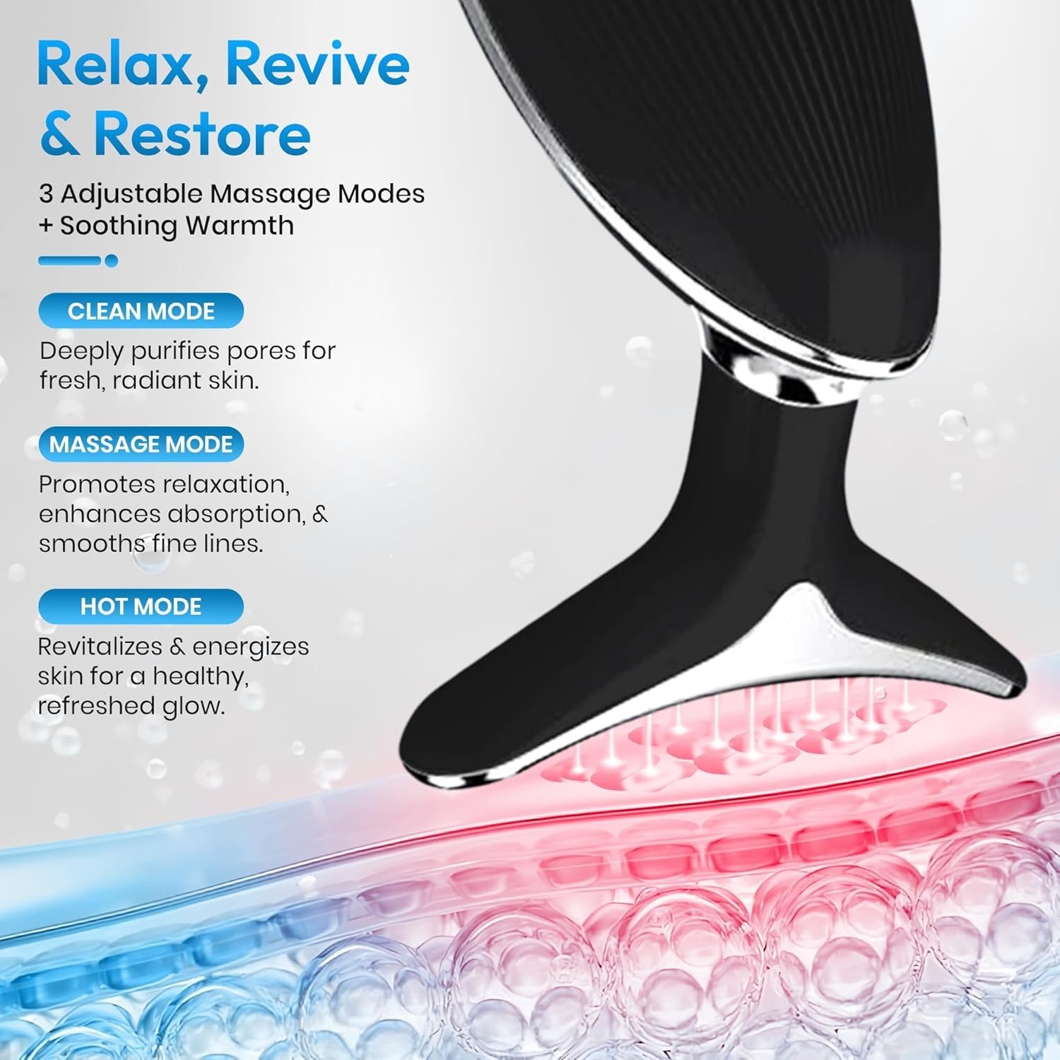 7-in-1 LED Face & Neck Massager – Skin Firming, Anti-Aging & Light Therapy
