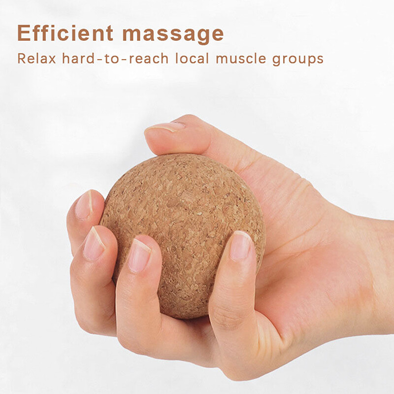 Cork Ball Massage Therapy Yoga Pilates Art Craft Exercise Balance Myofascial-_