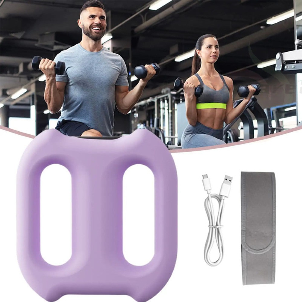 Handheld Fascial Massage Ring Deep Tissue Slimming Belt Vibration Body Shaping