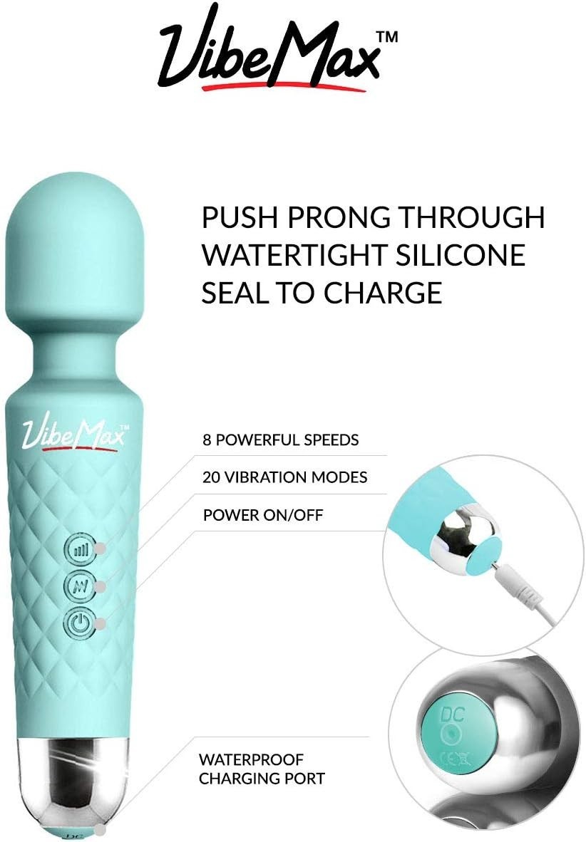 Rechargeable Personal Massager – Powerful Multi Speed Vibration – Whisper Qui…
