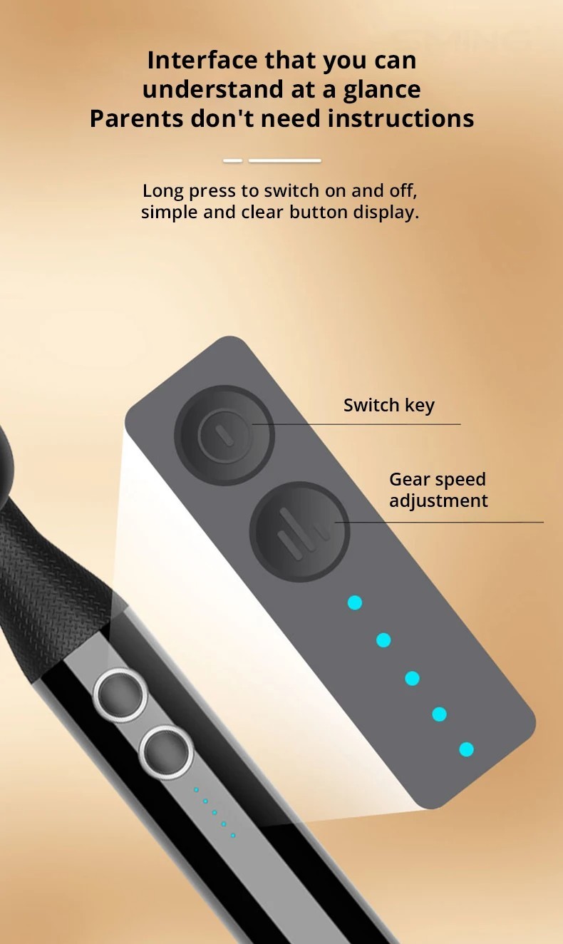 Professional electric massage hammer, 5-speed high-frequency deep relaxation
