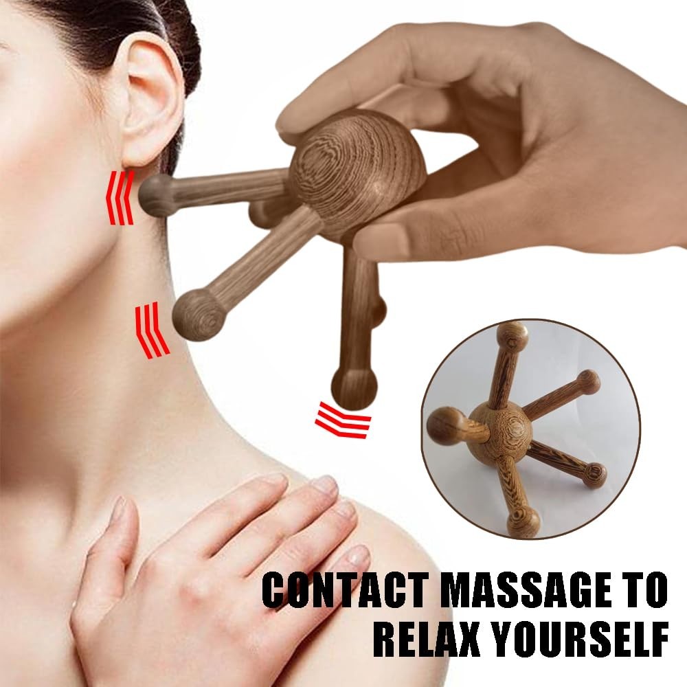 Deep Tissue Trigger Point Body Massager – Handheld Scraping & Muscle Relief Tool